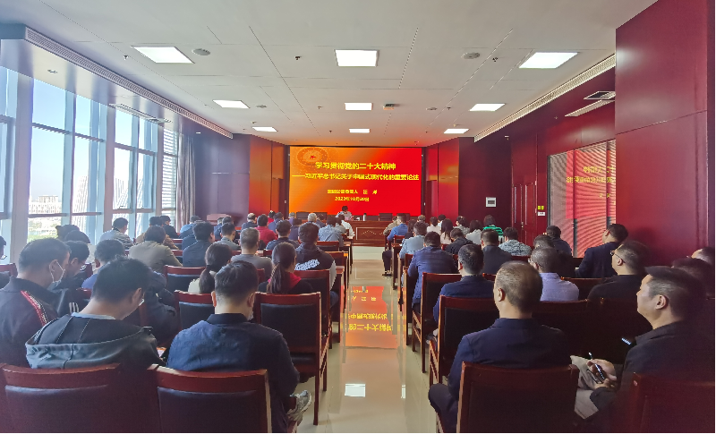 紧跟核心强忠诚 在深学细悟中坚定信仰信念 ——华体会体育网页版-华体会（中国）
负责人汪洋同志为全体党员讲授主题教育专题党课